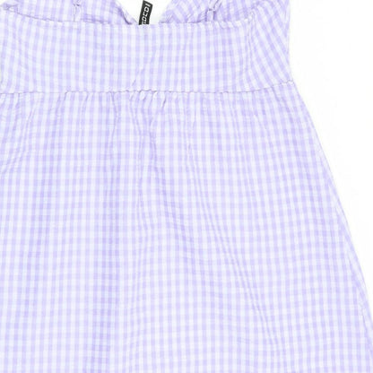 Divided by H&M Womens Multicoloured Check  Basic Blouse Size 10
