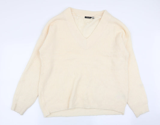 Womens UK Size 16 Brave Soul Ivory Pullover Jumper