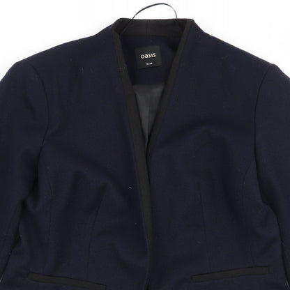 Oasis Womens Blue   Jacket Blazer Size 10