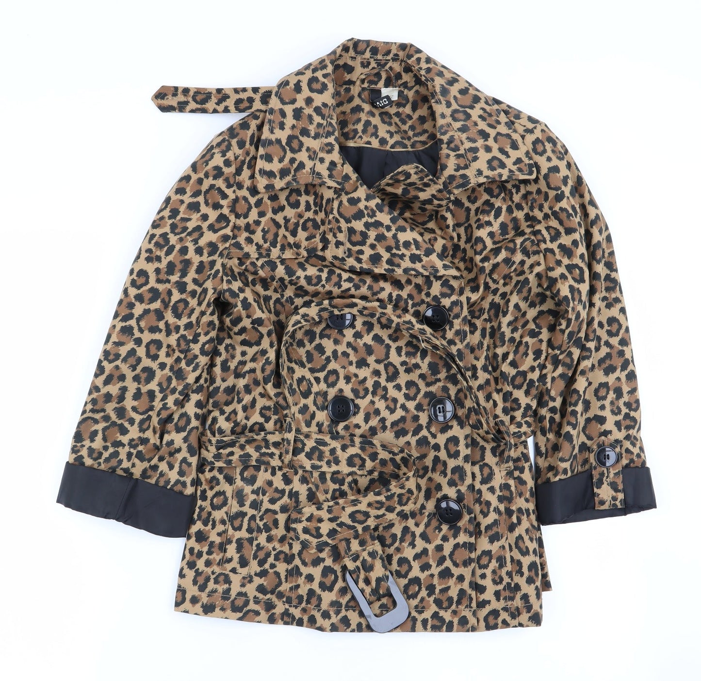 Womens UK Size 10 Divided by H&M Multicoloured Overcoat