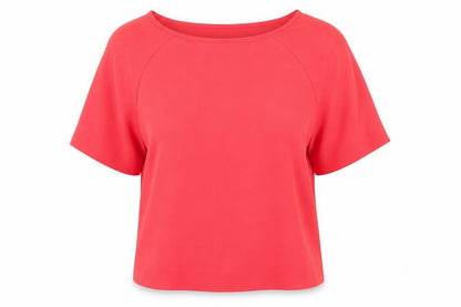 New Look Womens Orange   Basic Blouse Size 8