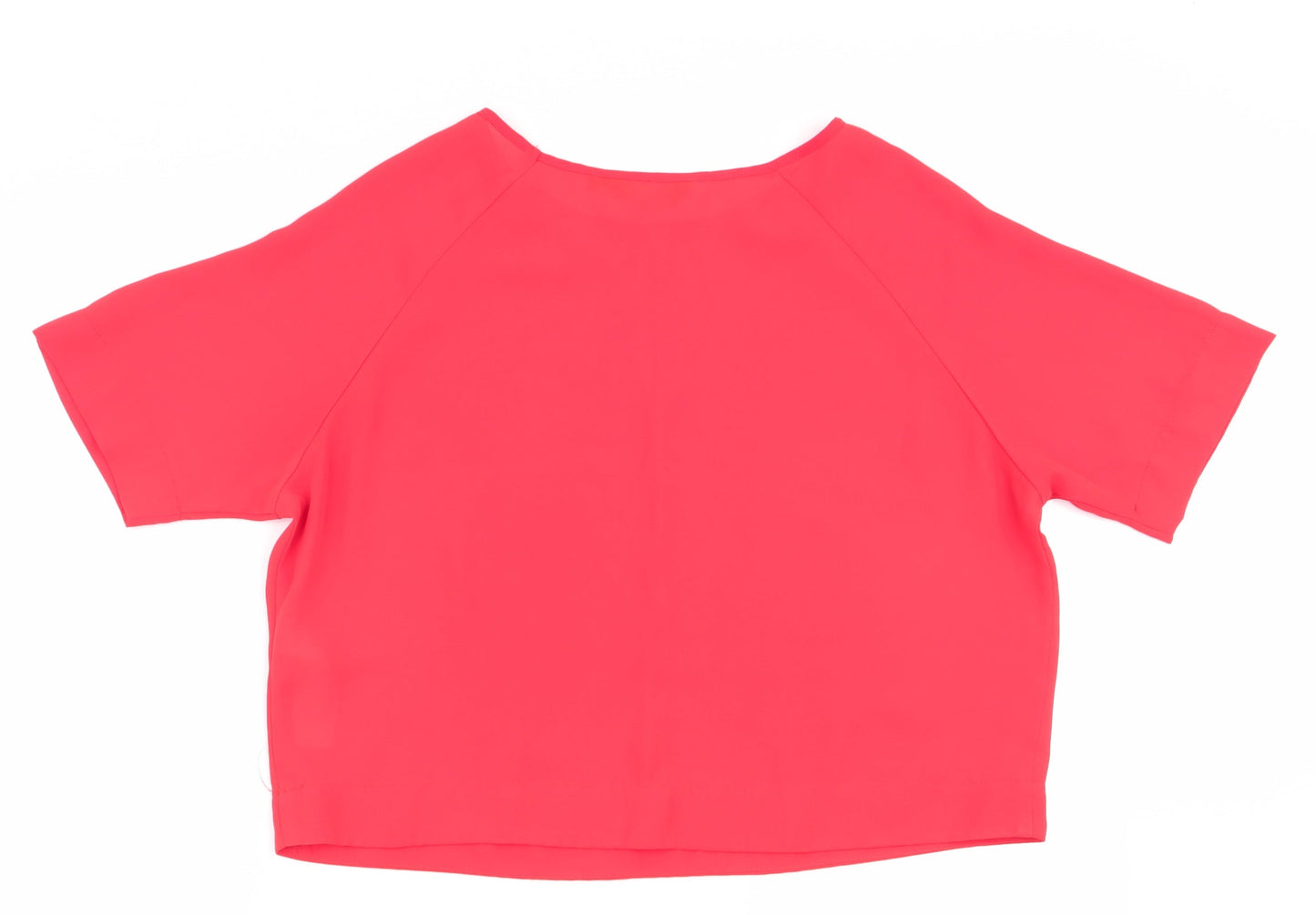 New Look Womens Orange   Basic Blouse Size 8