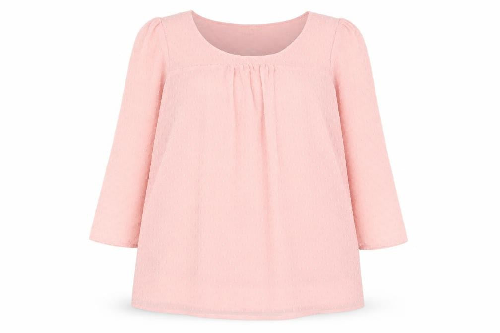 Womens UK Size S Mama-licious Pink Basic Blouse