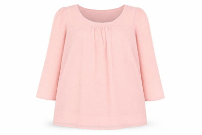 Womens UK Size S Mama-licious Pink Basic Blouse