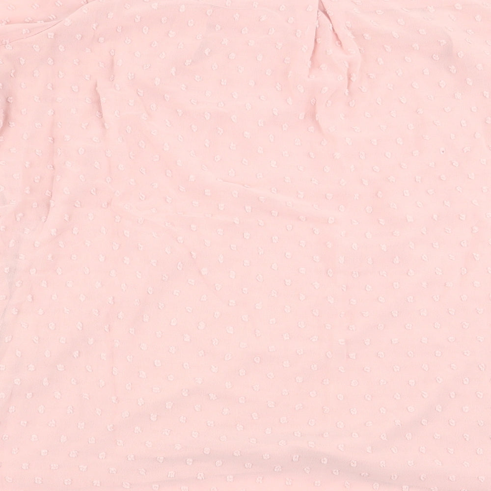 Womens UK Size S Mama-licious Pink Basic Blouse
