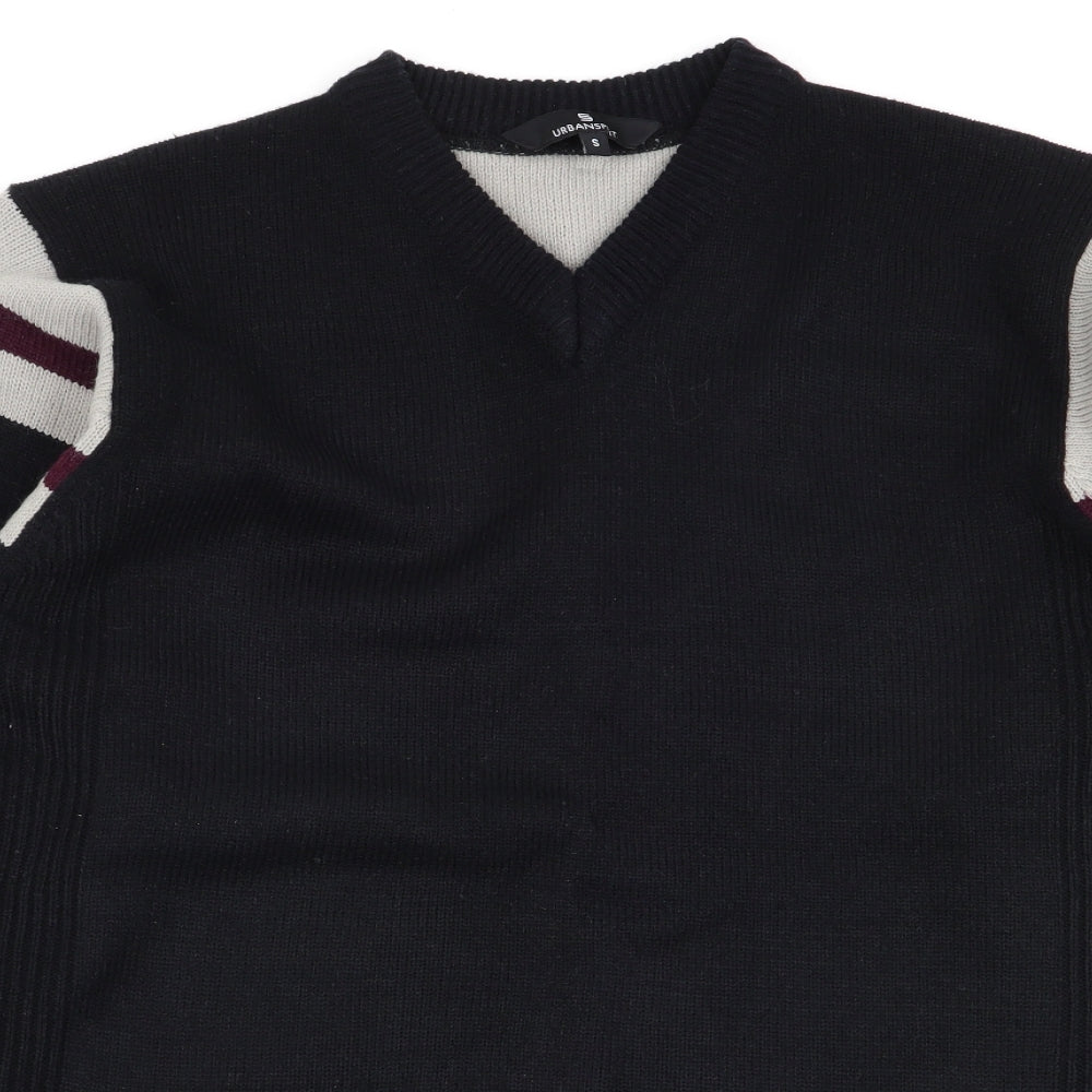 UrbanSpirit Mens Black   Pullover Jumper Size S
