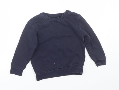 George Boys Blue   Pullover Sweatshirt Size 4-5 Years  - School uniform