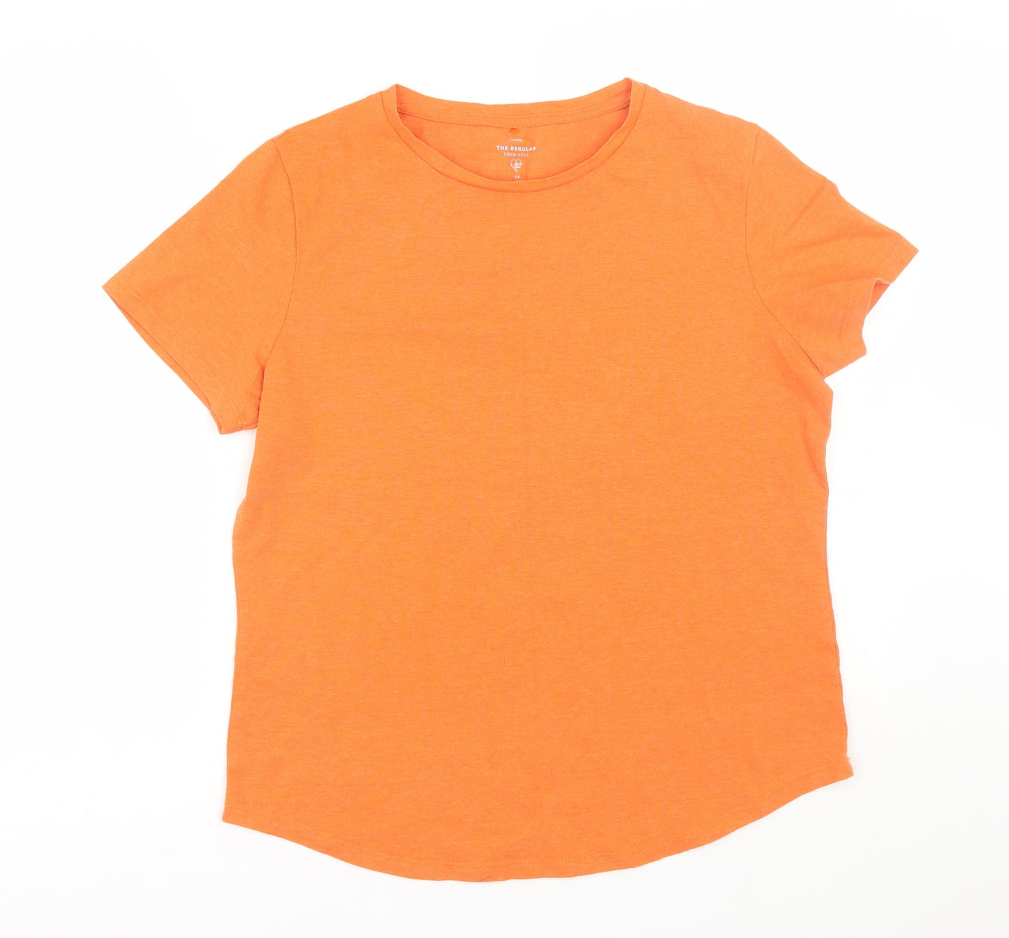 George Womens Orange   Basic T-Shirt Size 14
