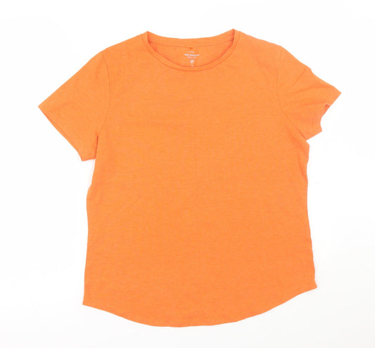George Womens Orange   Basic T-Shirt Size 14