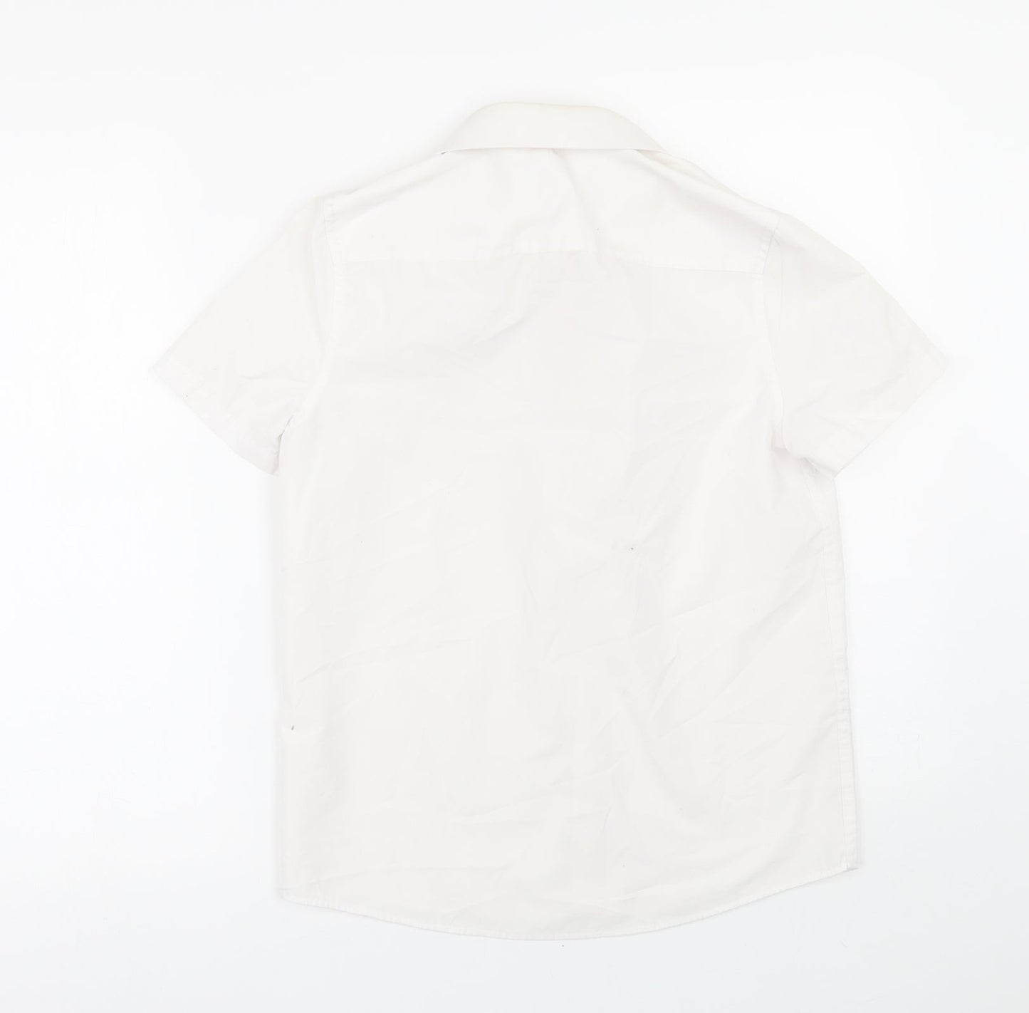 George Boys White   Basic Button-Up Size 11-12 Years  - School uniform