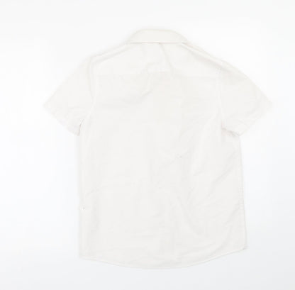 George Boys White   Basic Button-Up Size 11-12 Years  - School uniform