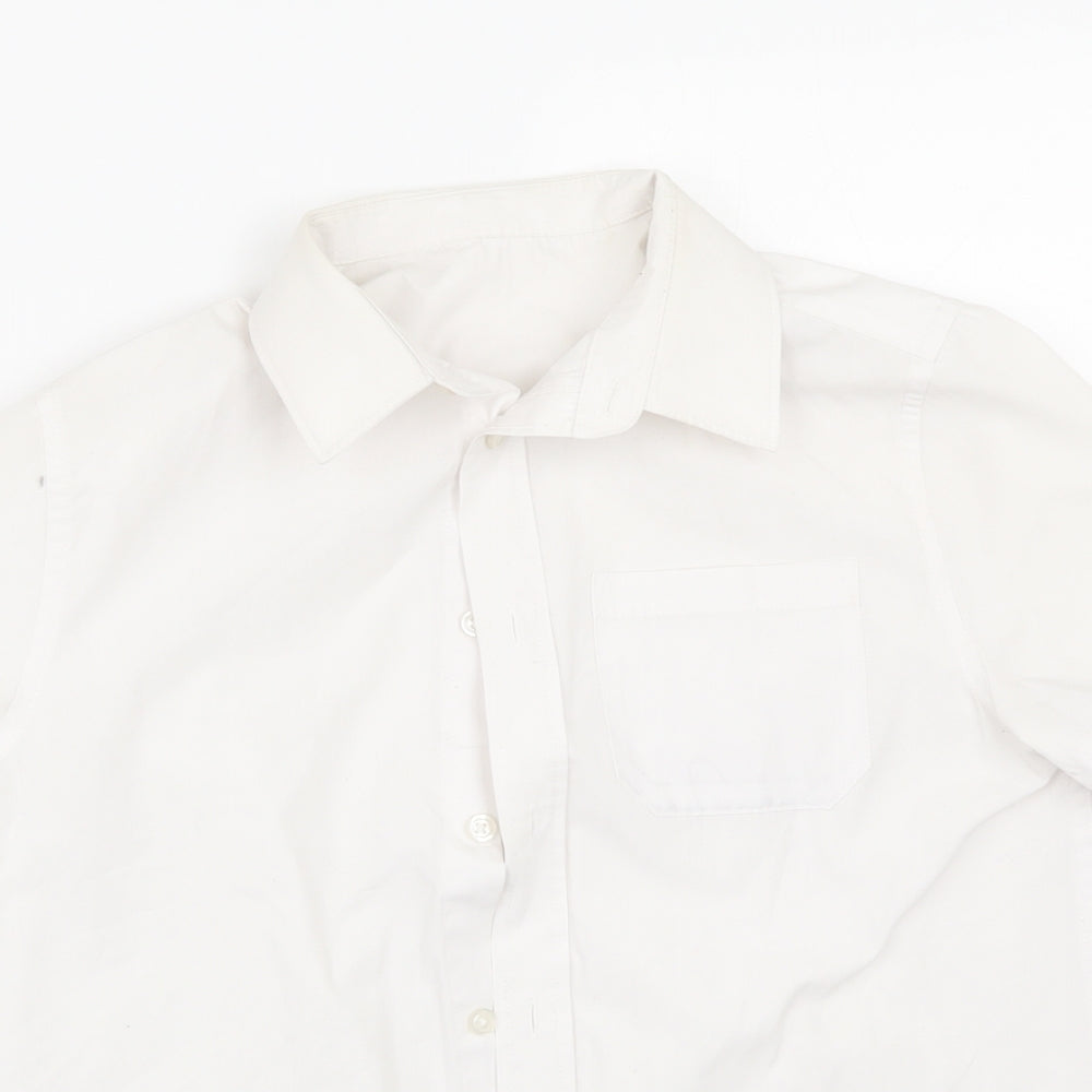 George Boys White   Basic Button-Up Size 11-12 Years  - School uniform