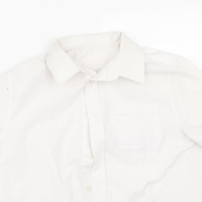 George Boys White   Basic Button-Up Size 11-12 Years  - School uniform