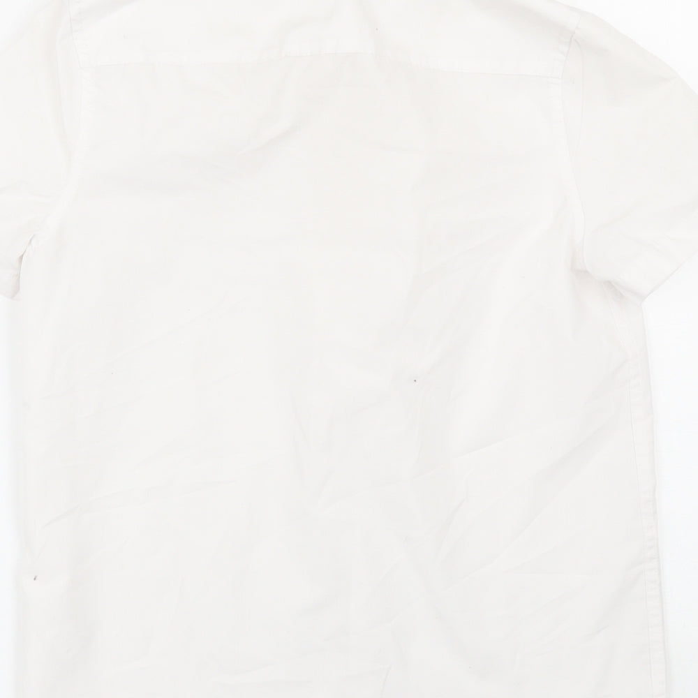 George Boys White   Basic Button-Up Size 11-12 Years  - School uniform
