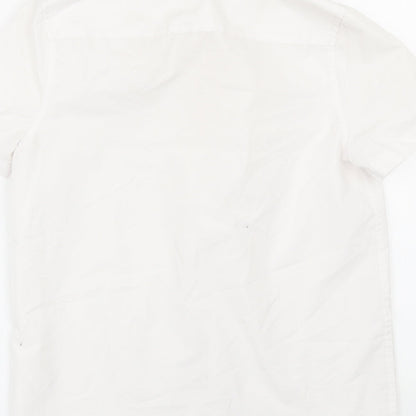 George Boys White   Basic Button-Up Size 11-12 Years  - School uniform