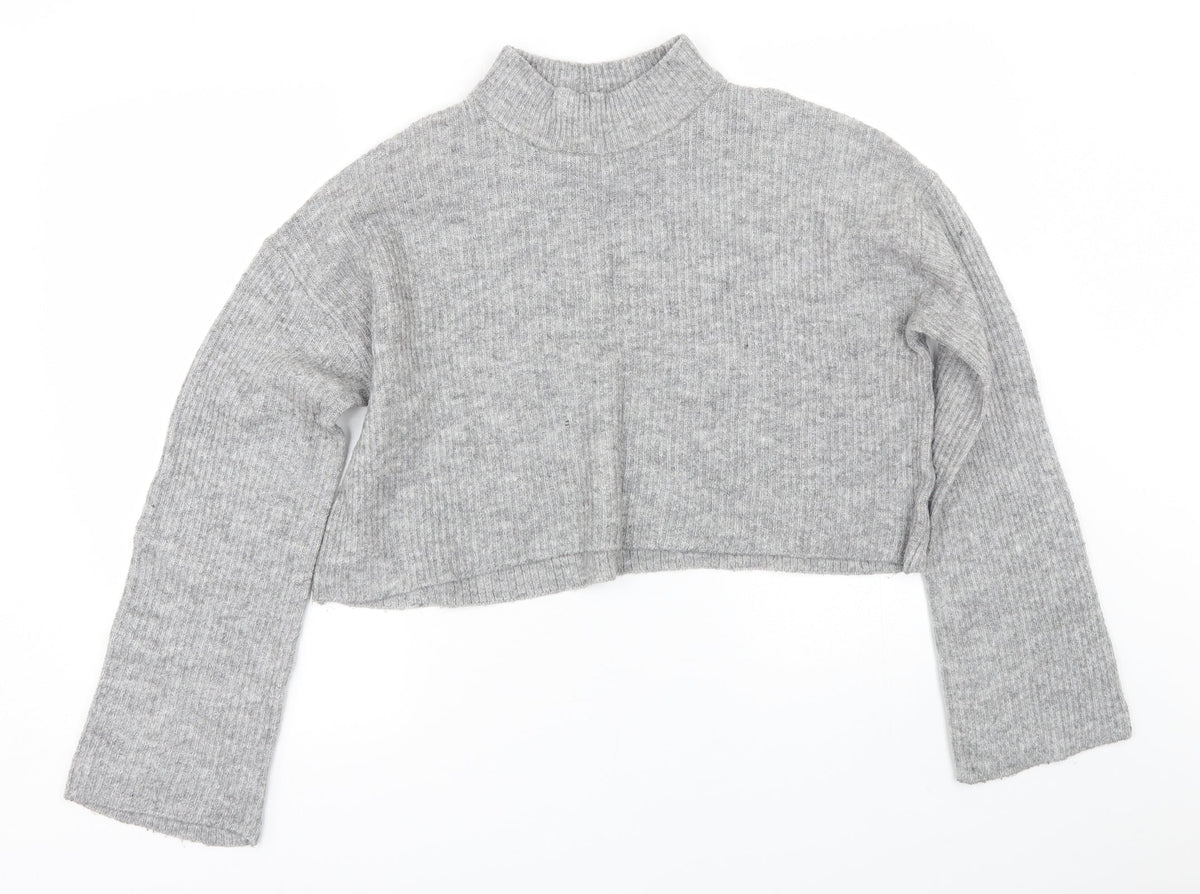 Womens UK Size S H&M Grey Pullover Jumper