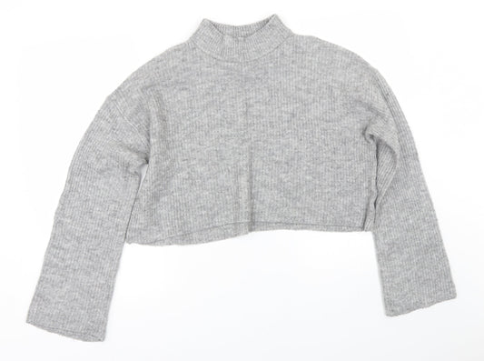 Womens UK Size S H&M Grey Pullover Jumper