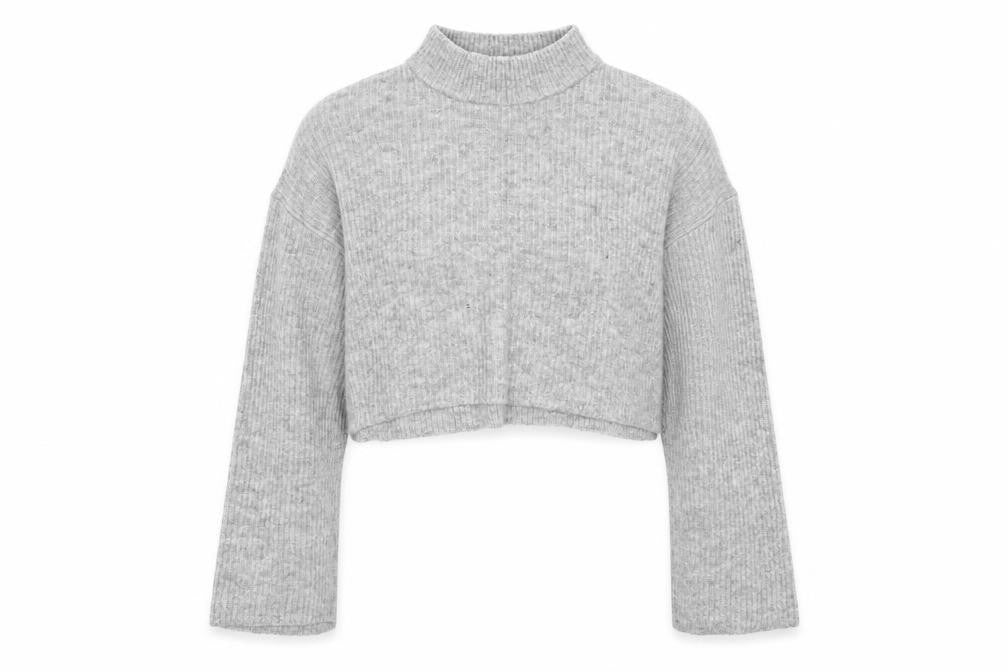 Womens UK Size S H&M Grey Pullover Jumper
