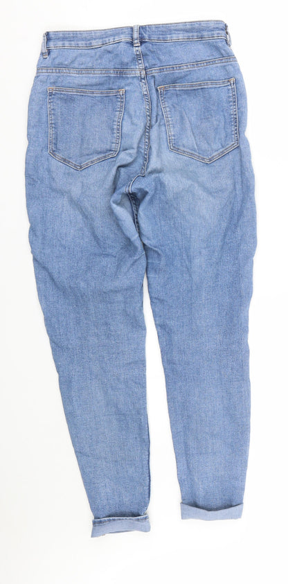 Womens UK Size 10 H&M Regular Fit Straight Blue Jeans