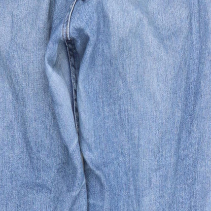 Womens UK Size 10 H&M Regular Fit Straight Blue Jeans