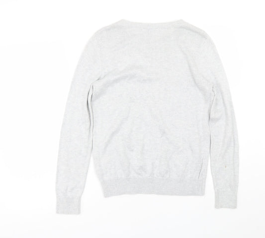 Womens UK Size 14 Dorothy Perkins Grey Pullover Jumper
