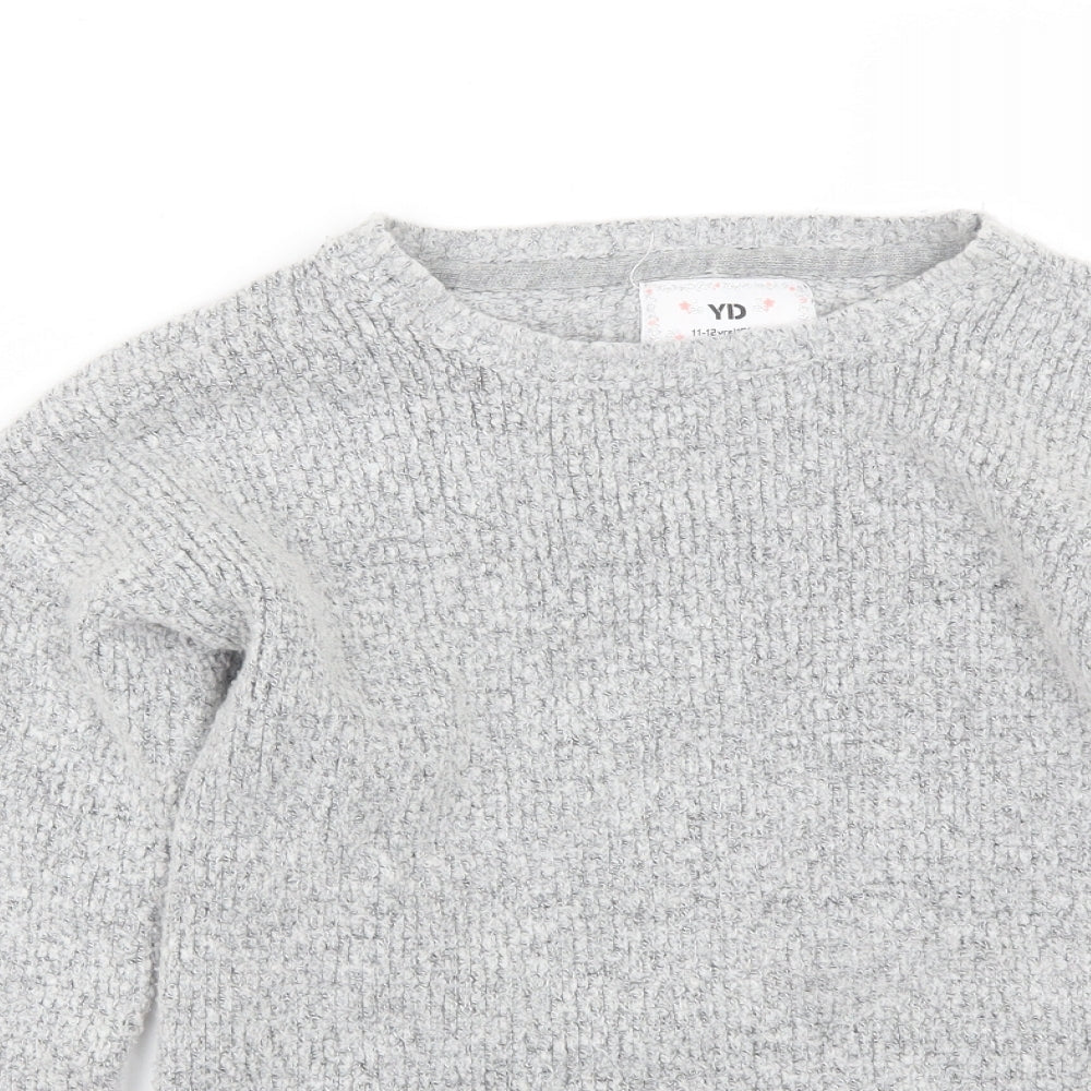 Young Dimension Girls Grey   Pullover Jumper Size 11-12 Years