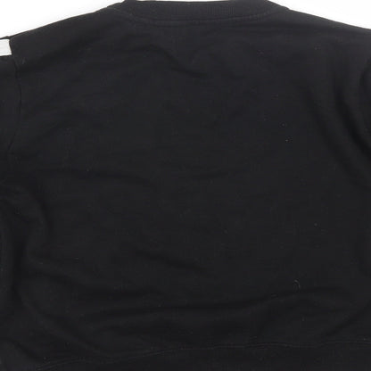 Womens UK Size 12 Boohoo Black Pullover Sweatshirt