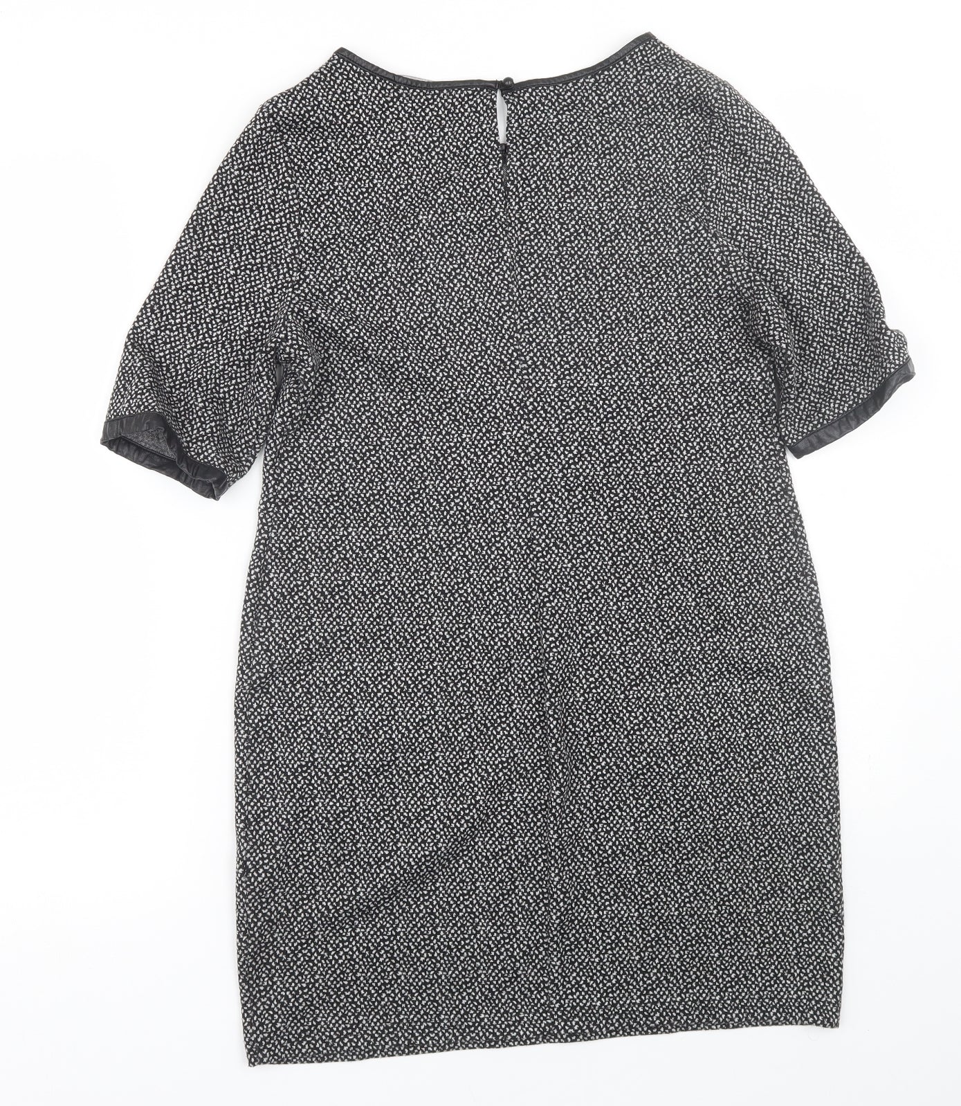 Dorothy Perkins Womens Grey Polka Dot  T-Shirt Dress  Size 12