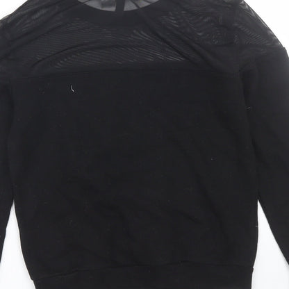 H&M Womens Black   Pullover Sweatshirt Size XS
