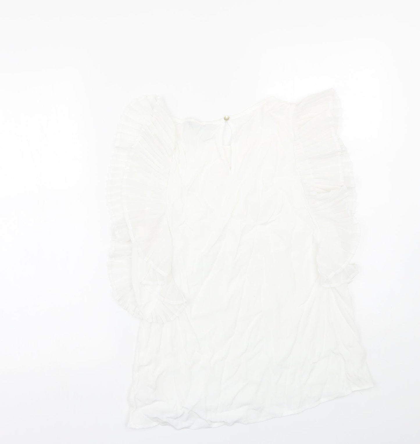 F&F Womens White   Basic Blouse Size 10