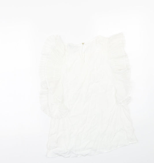 F&F Womens White   Basic Blouse Size 10