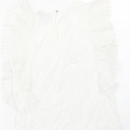 F&F Womens White   Basic Blouse Size 10