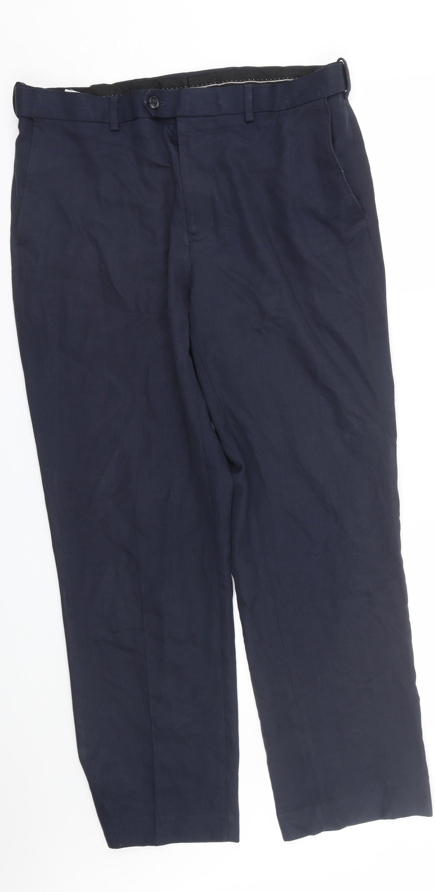 Jack Reid Mens Blue   Trousers  Size 36 L28 in