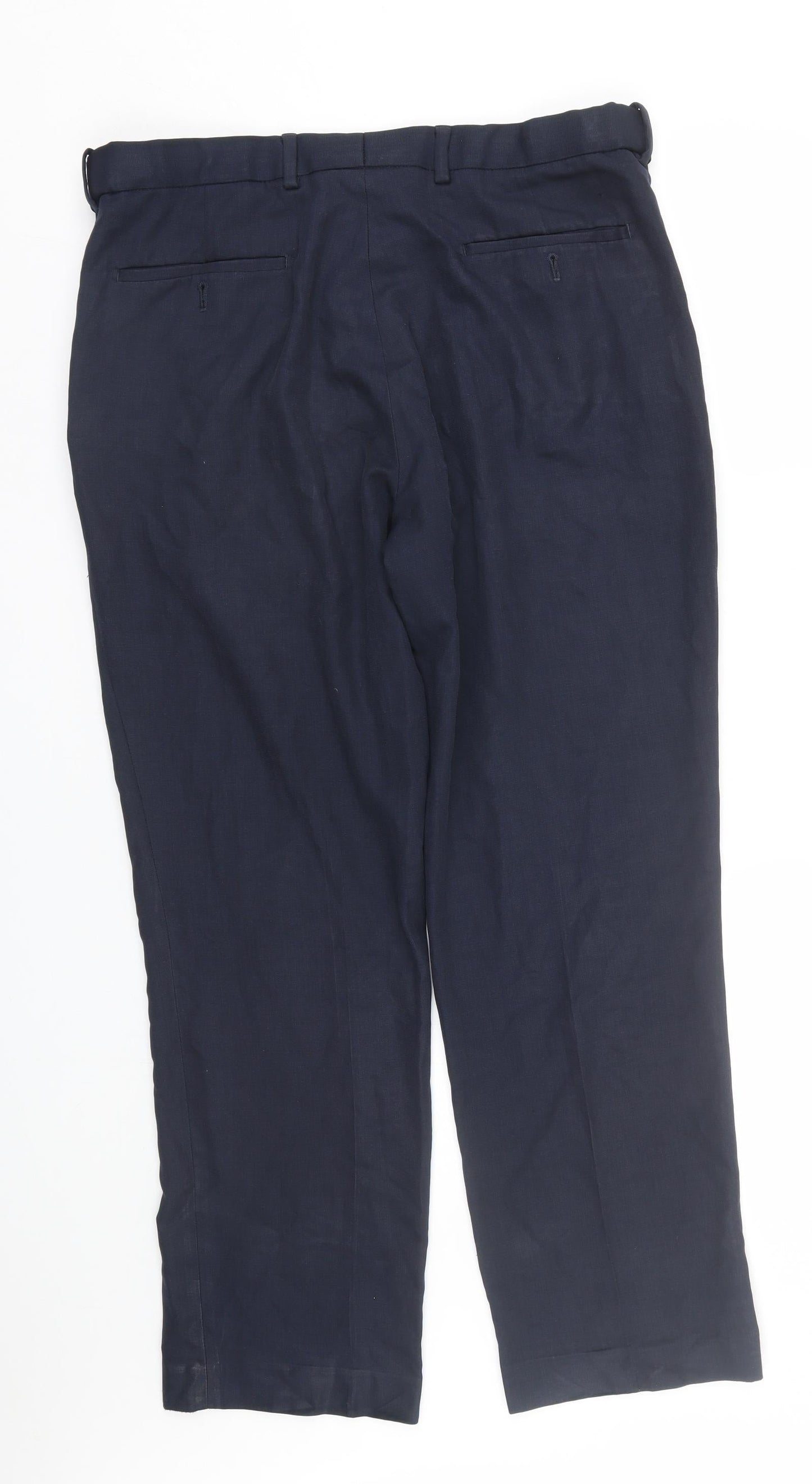 Jack Reid Mens Blue   Trousers  Size 36 L28 in