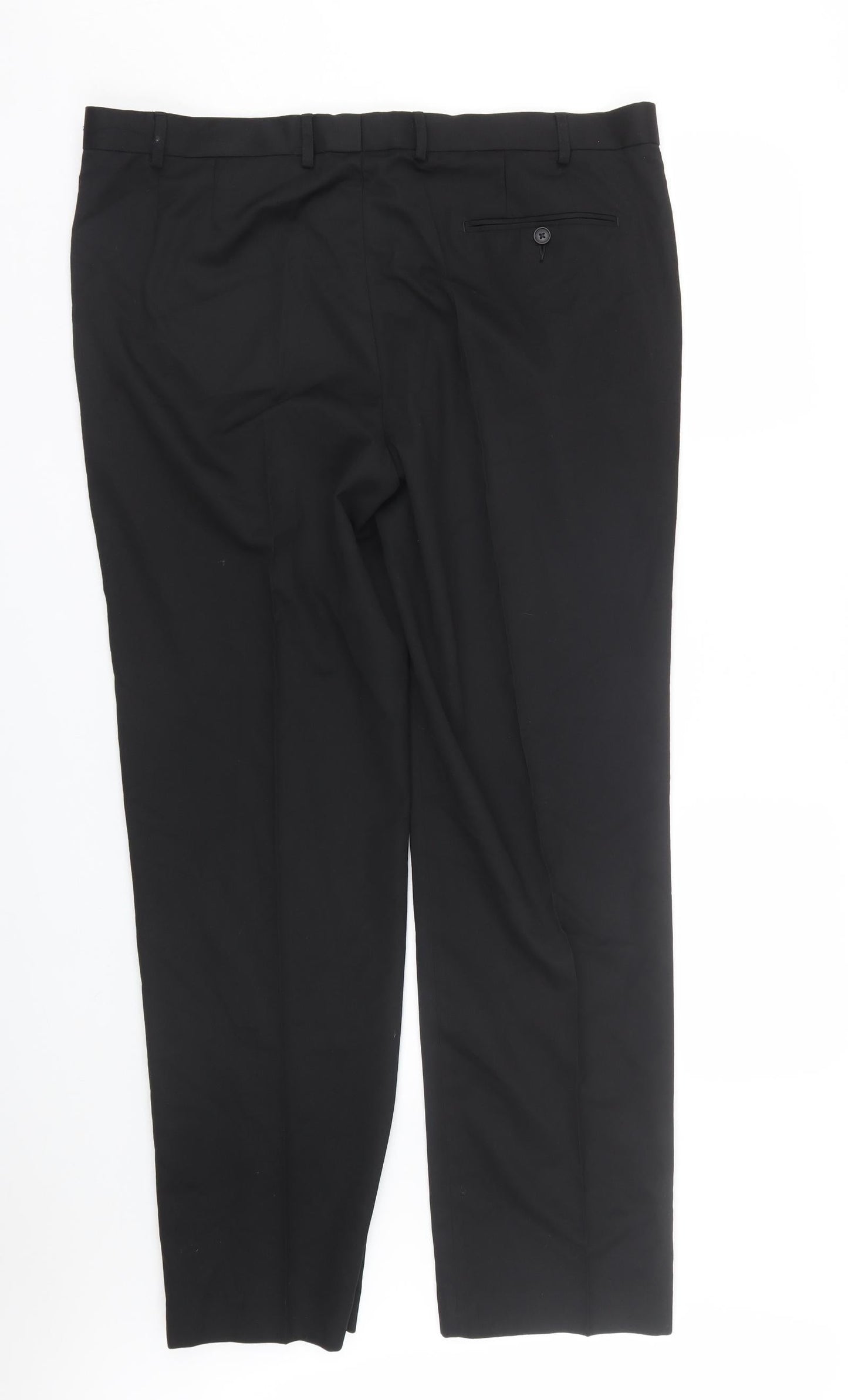 Womens UK Size 40 M&S Regular Fit  Black Trousers