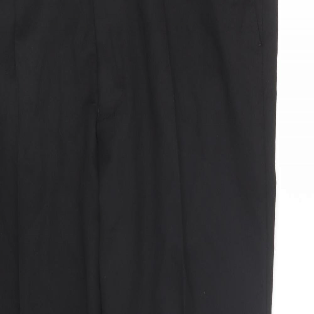 Womens UK Size 40 M&S Regular Fit  Black Trousers