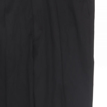 Womens UK Size 40 M&S Regular Fit  Black Trousers