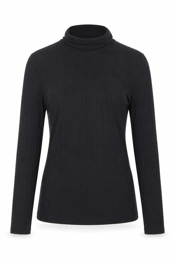 Womens UK Size 10 F&F Black Wrap T-Shirt