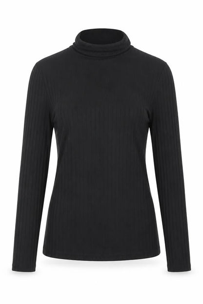 Womens UK Size 10 F&F Black Wrap T-Shirt
