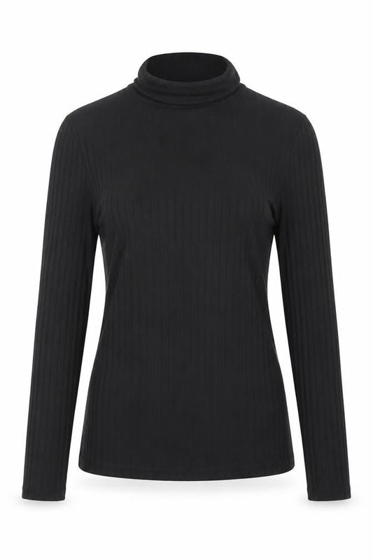 Womens UK Size 10 F&F Black Wrap T-Shirt