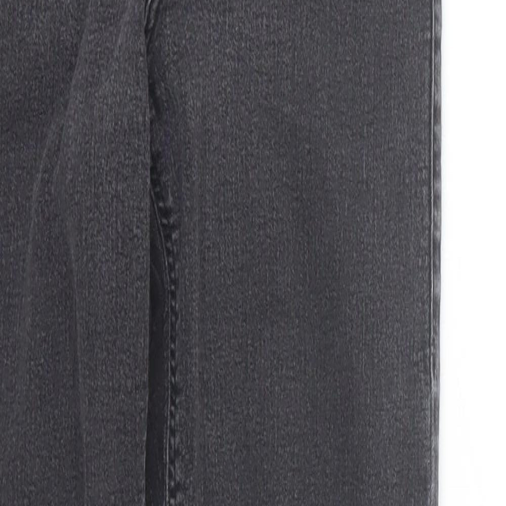 Topshop Womens Black  Denim Skinny Jeans Size 28 L28 in