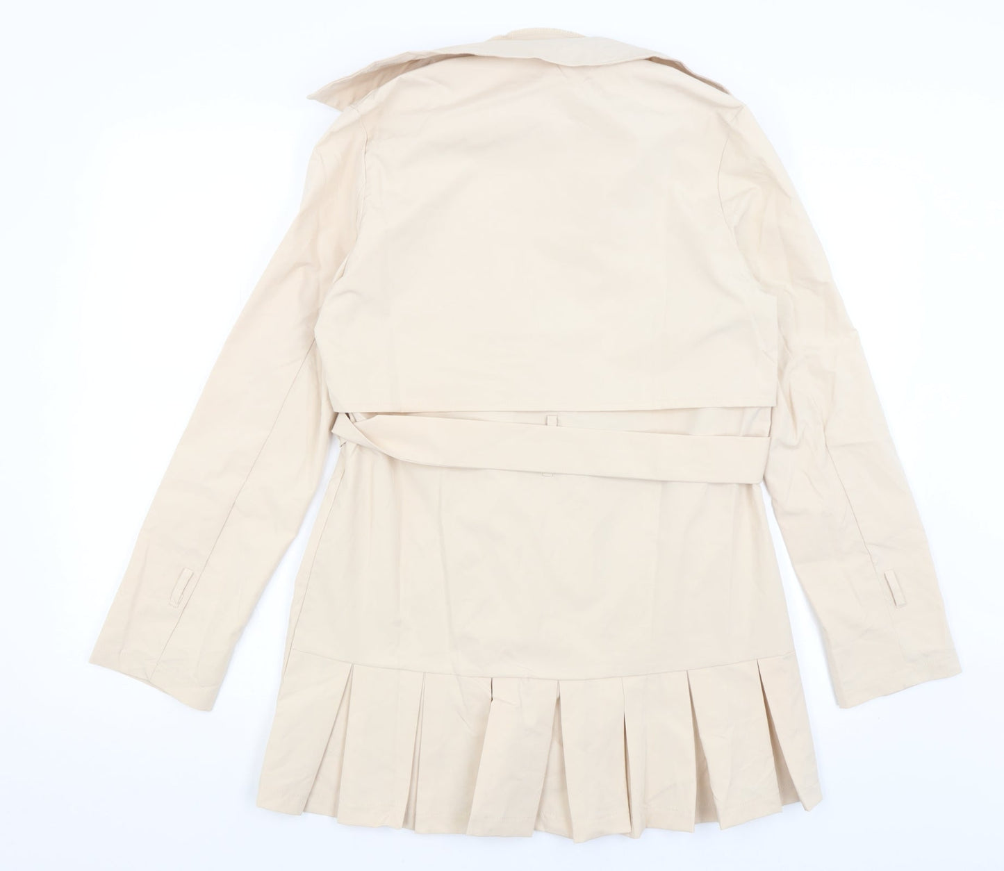 SheIn Womens Beige   Overcoat Coat Size S