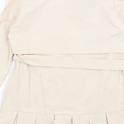 SheIn Womens Beige   Overcoat Coat Size S