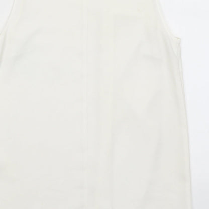 Womens UK Size 8 ASOS White Basic Tank
