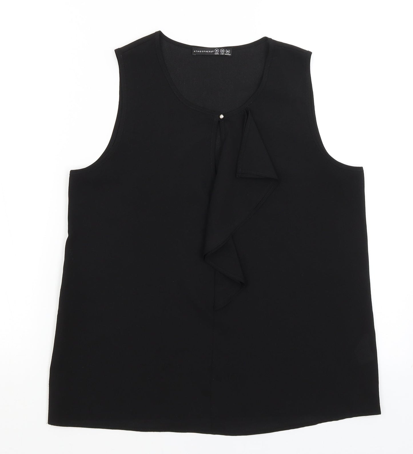 Womens UK Size 10 Atmosphere Black Basic Tank