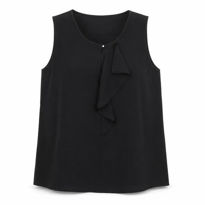 Womens UK Size 10 Atmosphere Black Basic Tank