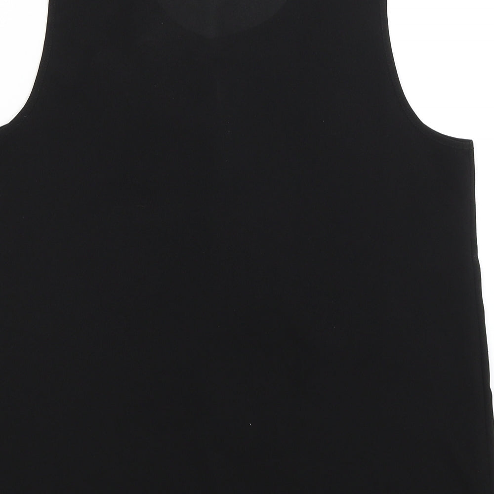 Womens UK Size 10 Atmosphere Black Basic Tank