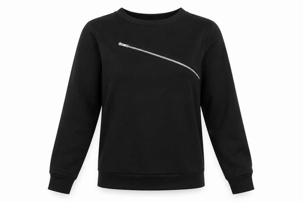 Front view of Miss Pap women’s black jumper, size S