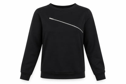 Front view of Miss Pap women’s black jumper, size S