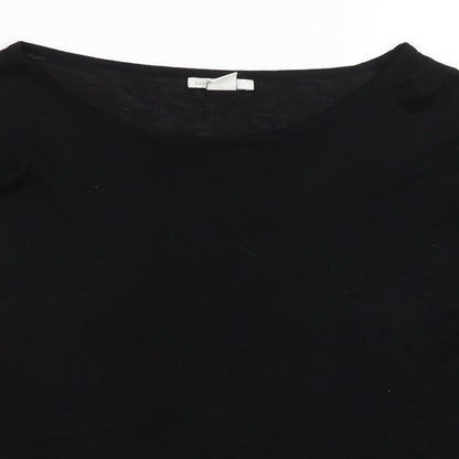 Womens UK Size XS H&M Black Pullover Jumper